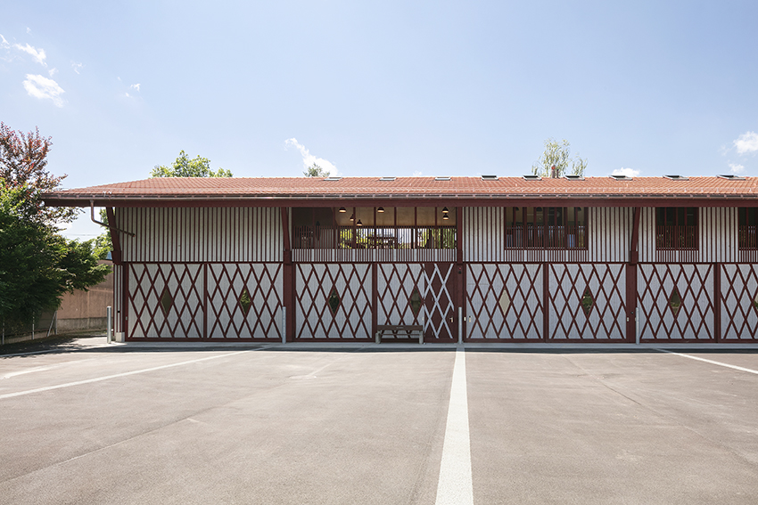 Revierstützpunkt Veltheim Aussenansicht Fassade